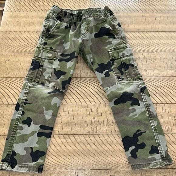 2 pairs of Kids 4 drawstring👖👖Camo & Corduroy Cat 🐈‍⬛ Jack Cotton Spandex - Picture 3 of 17